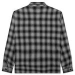 Zip Shirt Twisted Yarn Plaid - Charcoal