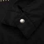 Zipped Jacket with Chandelier and Snake Embroideries - Black