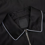 Zipped Jacket with Chandelier and Snake Embroideries - Black
