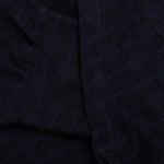 Zipped Hoodie In Monogram 72 Jacquard - Black/Navy