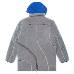 Crinkle Puffer Coat - Irid