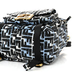 X JOSHUA VIDES Nylon FF Cloudy Pocket Backpack White Celeste Black