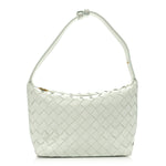 Calfskin Nappa Intrecciato Mini Wallace Glacier Muse