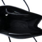 Calfskin Logo XXS Shopping Tote Black