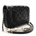 Lambskin Quilted Small My Precious Flap Black