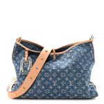 Monogram Denim CarryAll MM Blue