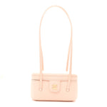 Shiny Caviar Preppy Coco Long Vanity With Strap  Light Pink
