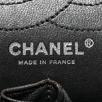 Metallic Aged Calfskin Quilted 2.55 Reissue 226 Flap Dark Silver