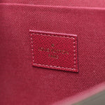 Monogram Pochette Felicie Chain Wallet Fuchsia