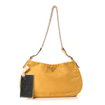 Tessuto Nylon Light Chain Shoulder Bag Yellow