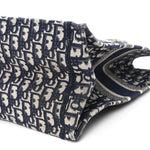 Oblique Large Book Tote Blue Multicolor
