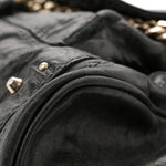 Calfskin Medium Paddington Capsule Satchel Bleu Nuit