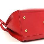 Calfskin Small Classic Y Cabas Red