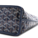 Goyardine Reversible Mini Anjou Navy