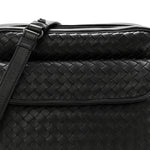 Nappa Intrecciato Messenger Bag Black