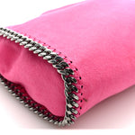 Shaggy Deer Mini Falabella Tote Hot Pink