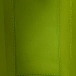 Grained Calfskin Embossed Car Camera Bag Yellow Fluo Black