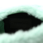 Shearling Quilted Monogram Loulou Puffer Pouch Clutch Iced Mint