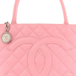 Caviar Medallion CC Tote Light Pink