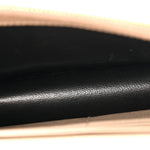 Grain De Poudre Matelasse Chevron Monogram Envelope Chain Wallet Dark Beige