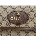 GG Supreme Monogram Neo Vintage Web Belt Bag Brown