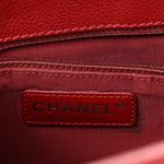 Caviar Quilted Grand Shopping Tote GST Red