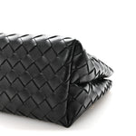 Nappa Intrecciato Small Andiamo With Chain Shoulder Bag Black