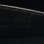 Grain De Poudre Textured Mixed Matelasse Triquilt Medium Monogram Monochrome Satchel Black