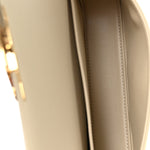 Natural Calfskin Triomphe Shoulder Bag Pampa
