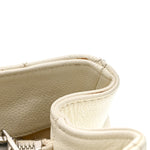 Caviar Quilted Grand Shopping Tote GST White