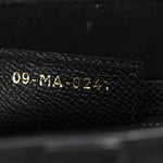 Grained Calfskin Saddle Bag Black
