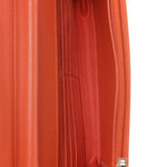 Caviar Quilted Boy Wallet On Chain WOC Orange