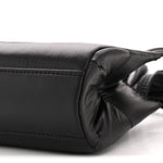 Nylon Small Puff Shopping Bag Black