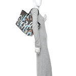 Goyardine Saint Louis Lettres Camouflage PM Black Blue