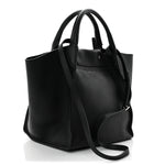 Supple Grained Calfskin Small Big Bag Black