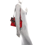 Calfskin Small Sylvie Shoulder Bag Hibiscus Red