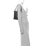 Grained Calfskin Small N/S Park Tote Black