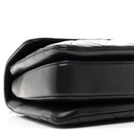 Lambskin Quilted Small Trendy CC Dual Handle Flap Bag Black