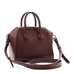 Sugar Goatskin Mini Antigona Oxblood