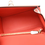Smooth Calfskin Small Boxyz Orange
