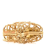 Metal CC Star Minaudiere Crossbody Gold