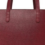 Saffiano Small Shopping Tote Claret