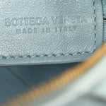 Lambskin Maxi Intrecciato Small Cassette Camera Bag Teal Washed