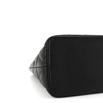 Caviar Quilted Medallion Tote Black