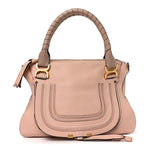 Calfskin Medium Marcie Satchel Blush Nude