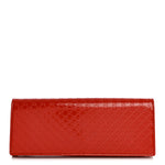 Patent Microguccissima Small Broadway Clutch Red
