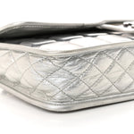 Vinyl Large Ice Cube Flap Silver