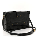 Crocodile Petite Malle Black