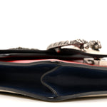 Calfskin Crystal Snake Embroidered Mini Dionysus Shoulder Bag Mystic White Hibiscus Red Blue Agata
