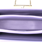 Patent Siena Small Shoulder Bag Lapis